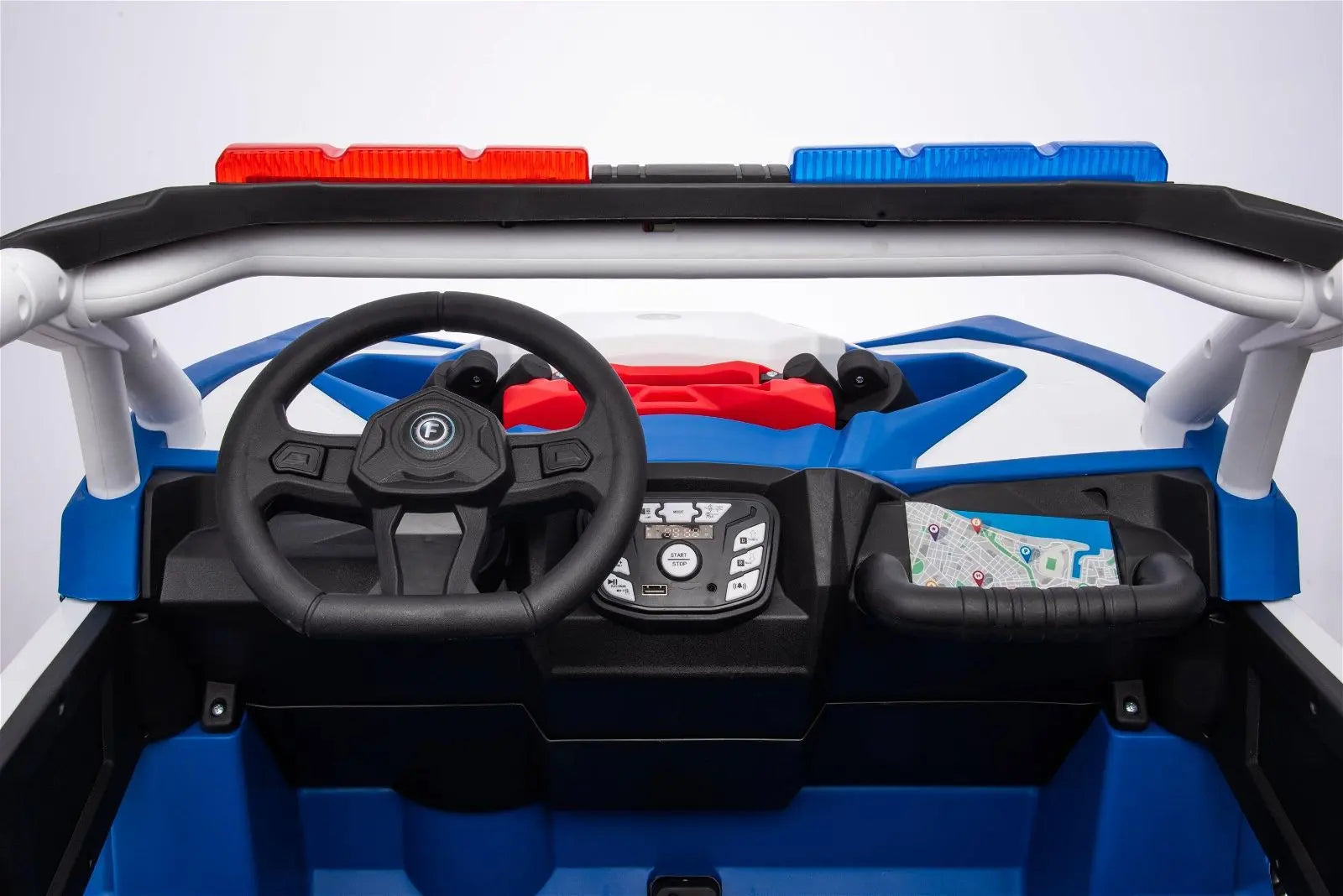 24V 4x4 Freddo Storm Police UTV 2-Seater for Kids with Lights & Sirens for Action-Packed Adventures
