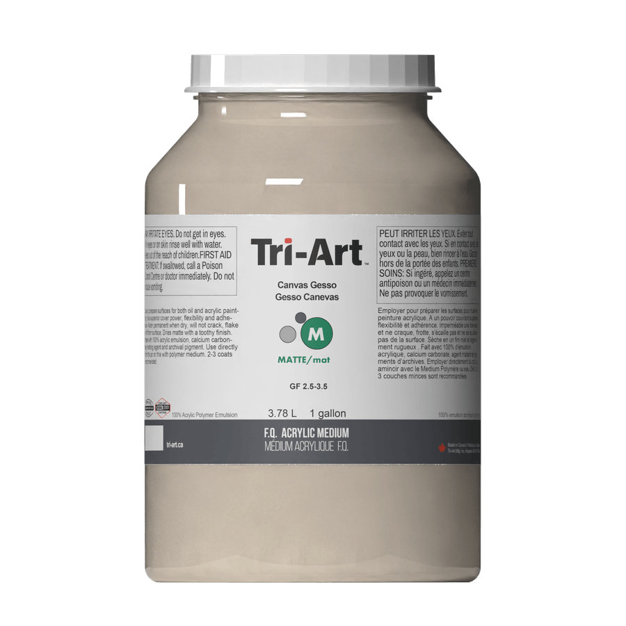 Tri-Art Mediums - Canvas/Ivory Gesso
