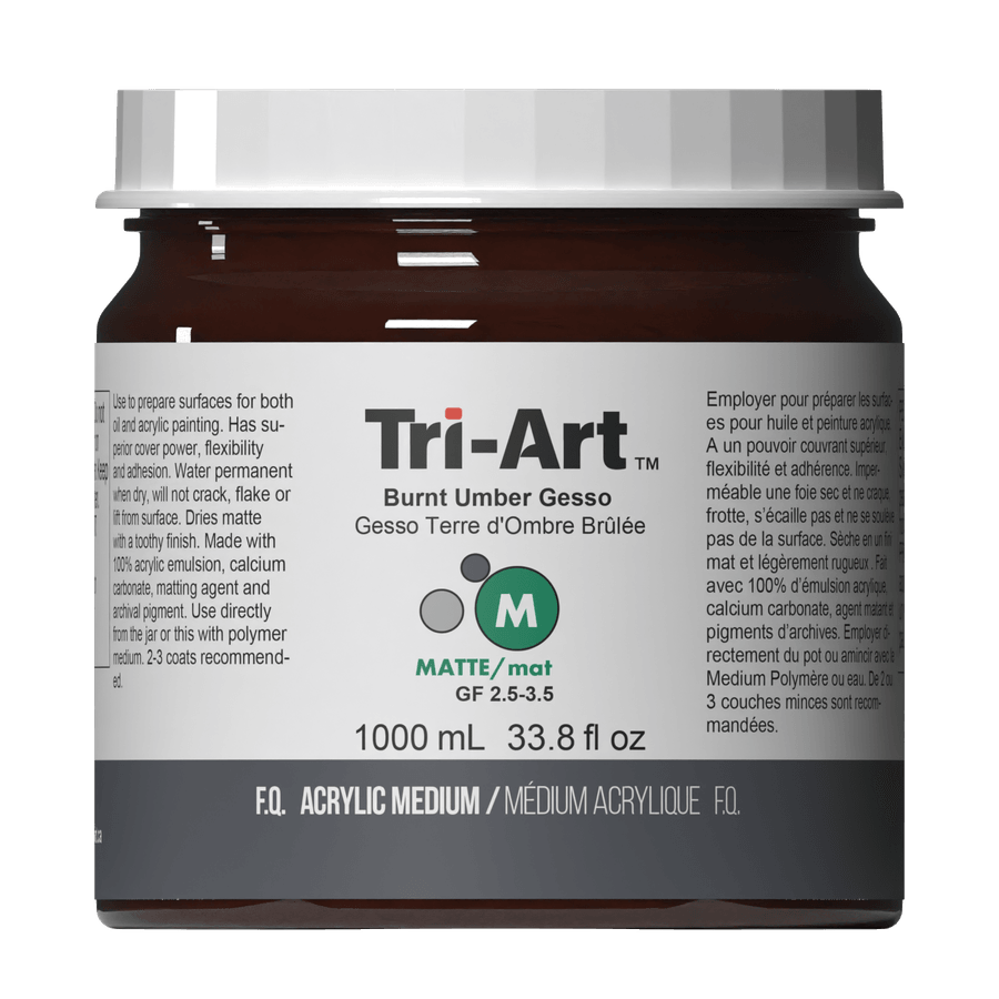 Tri-Art Mediums - Burnt Umber Gesso