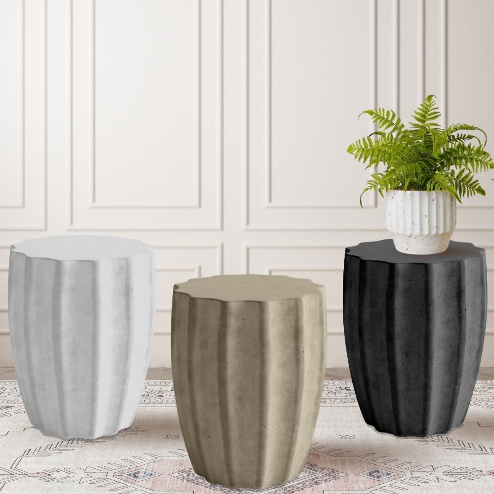 Ricardo Concrete Terrazzo Mid-Century End Table