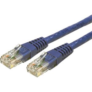 75ft CAT6 Ethernet Cable - Blue Molded Gigabit - 100W PoE UTP 650MHz - Category 6 Patch Cord UL Certified Wiring/TIA