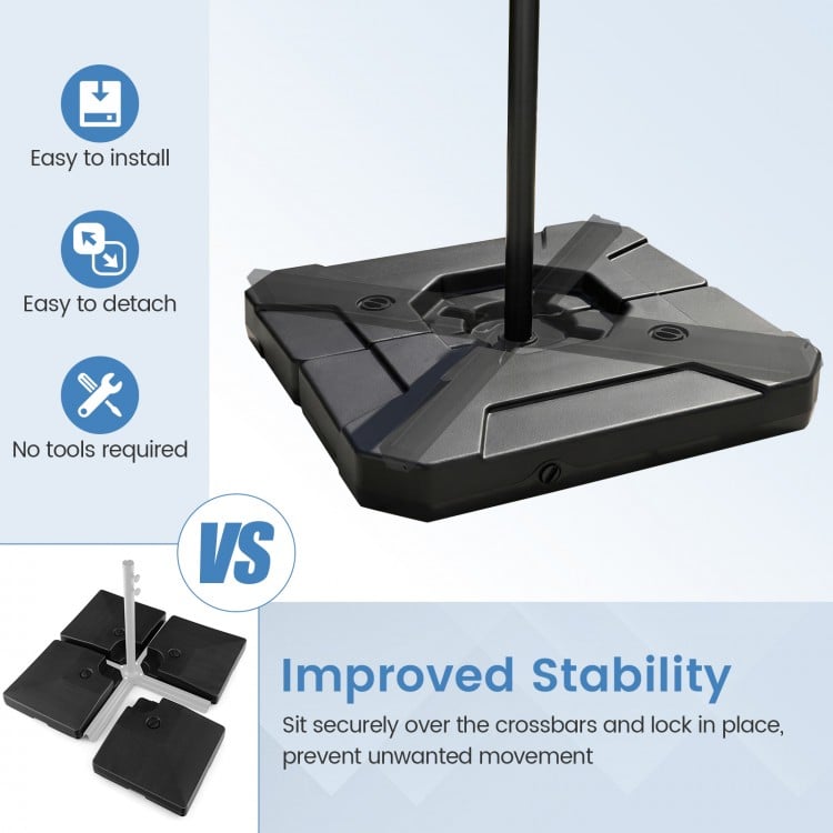 274 LBS Cantilever Patio Umbrella Base with Handles