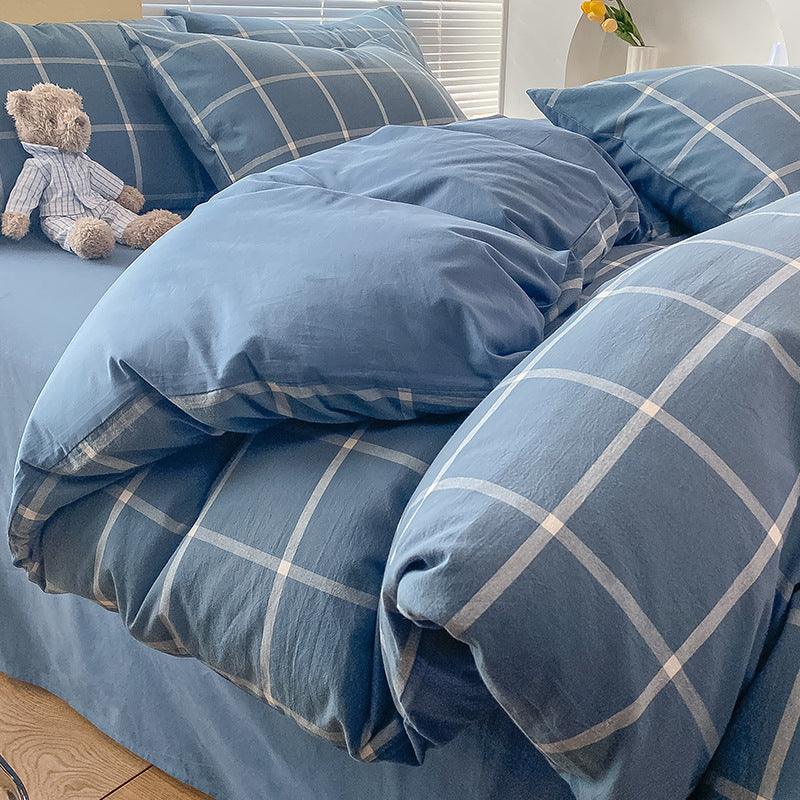 Pure Cotton Class A Four-piece Quilt Cover Household Pure Cotton Bed Sheet Duvet Cover