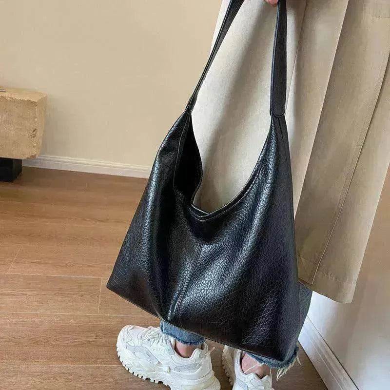 2Pcs Handbags Large Capacity Women's PU Leather Bags + Wallet