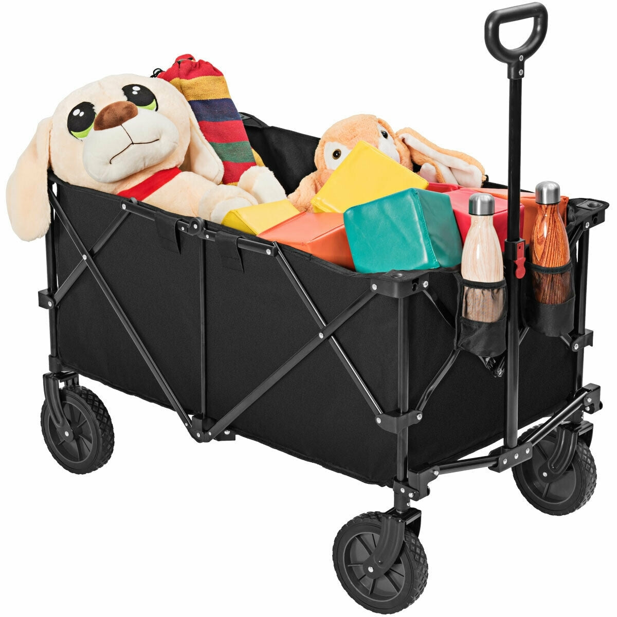 Outdoor Utility Garden Trolley Buggy -BlackÂ