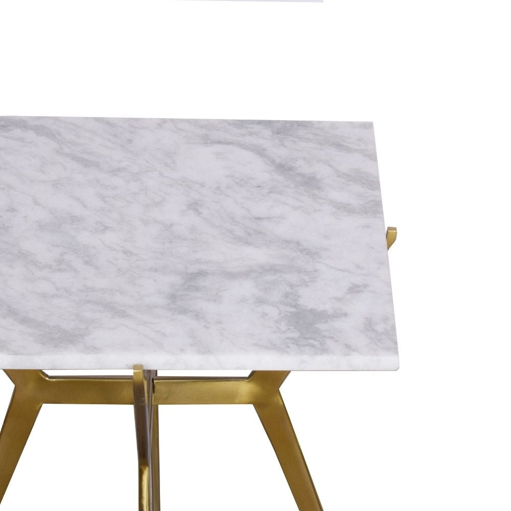 Sevi Square Marble Side Table
