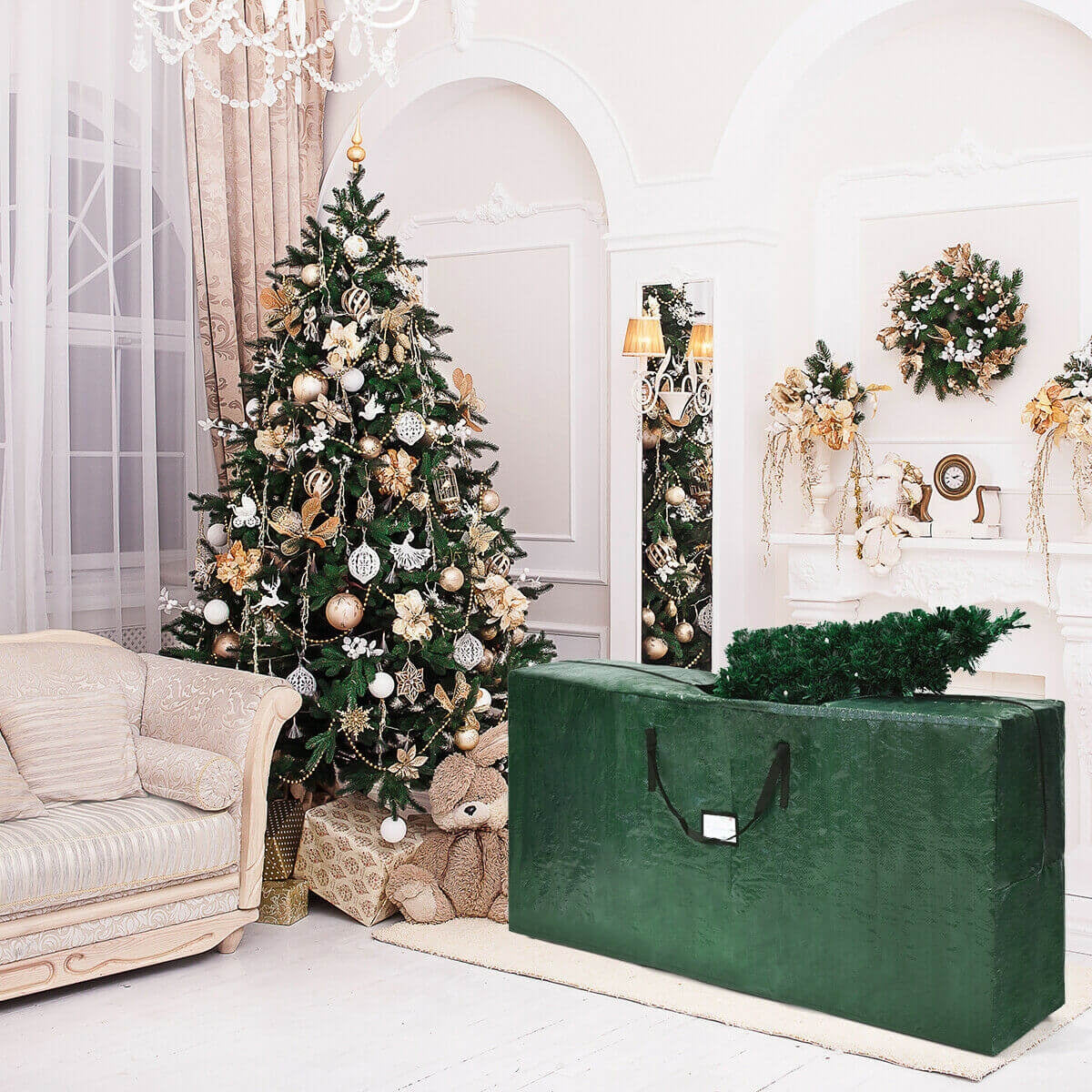 Christmas Tree PE Storage Bag for 9 Feet Artificial TreeÂ