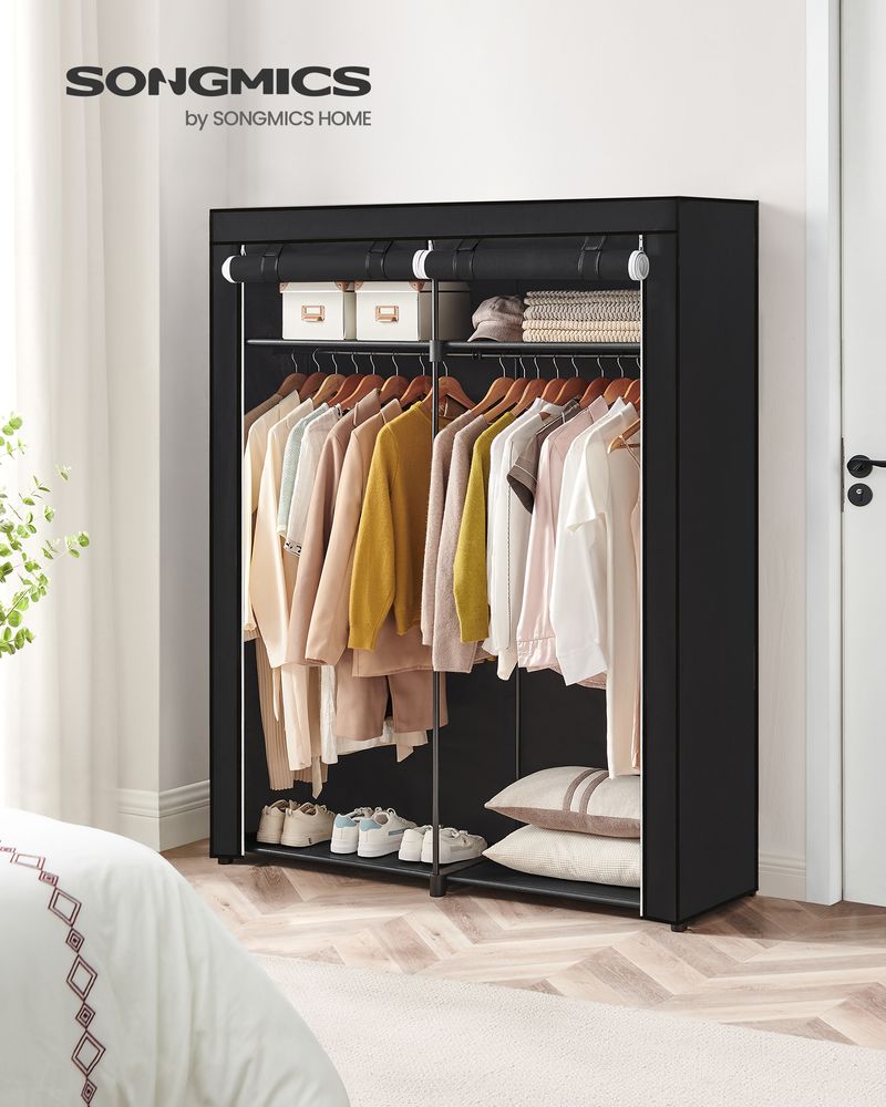 SONGMICS Closet Wardrobe with Non-Woven Fabric Cover