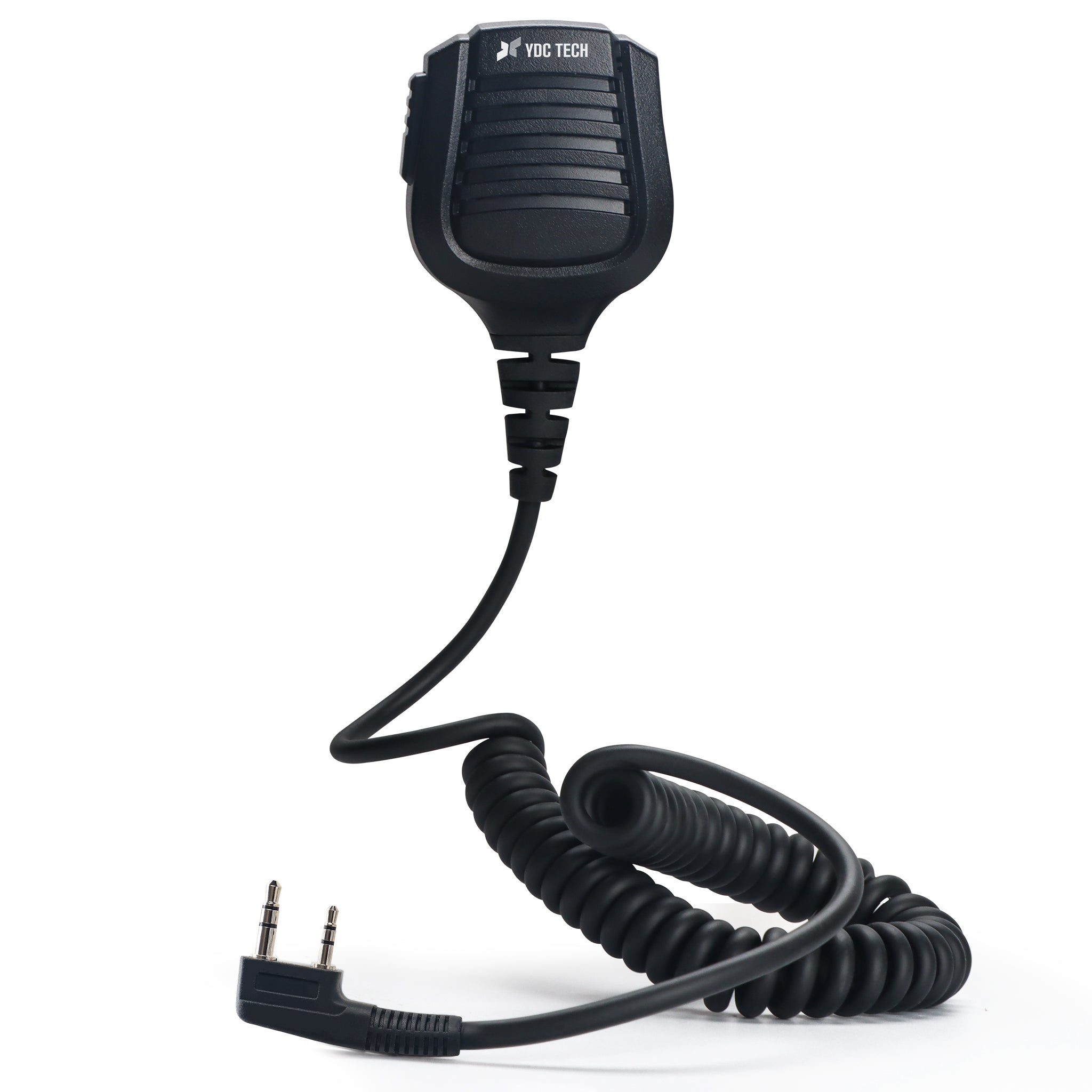 YDC TECH YMC-110 2 Pin Heavy Duty IPX54 Rainproof Speaker Mic with 3.5MM Audio Jack