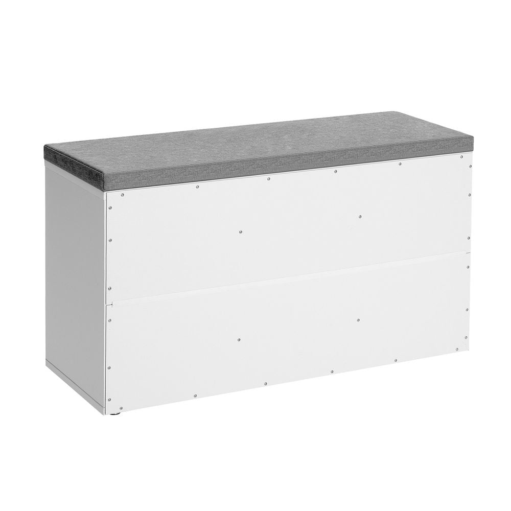 VASAGLE Shoe Storage 6 Compartments and 3 Adjustable Shelves