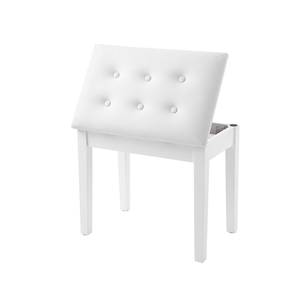 SONGMICS Rubberwood Legs Vanity Bench