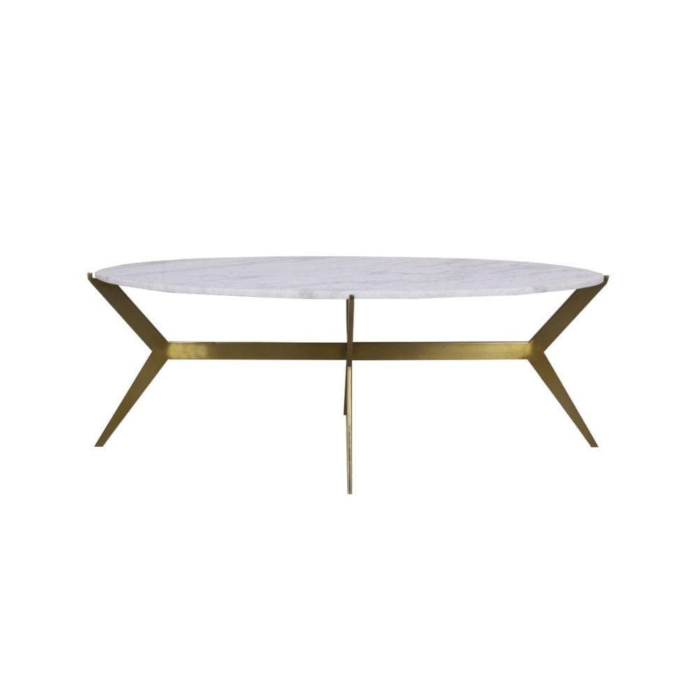 Riva Oval Marble Coffee Table