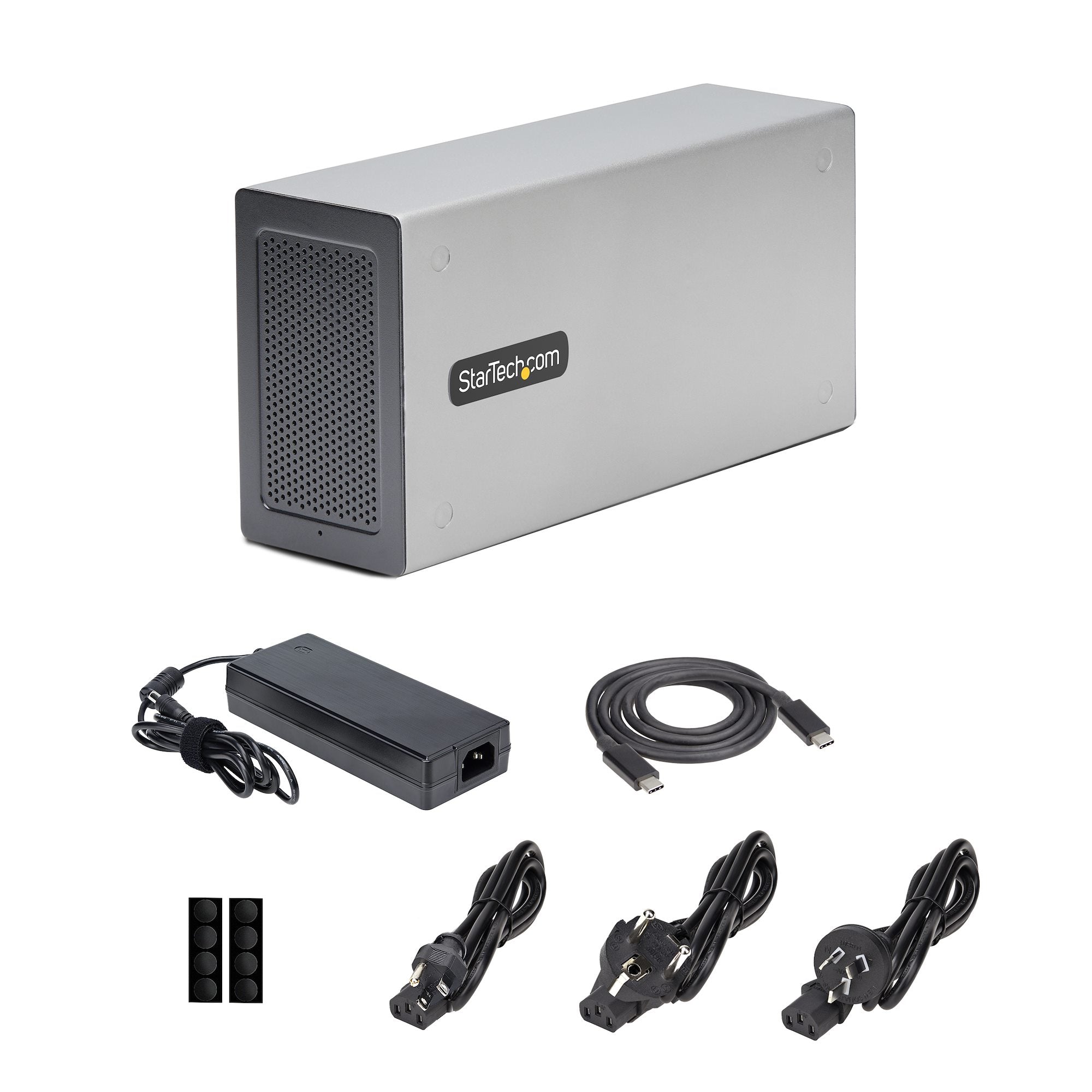 Thunderbolt 3 PCIe Expansion Chassis, External Enclosure W/Dual PCI Express Slots, PCIe Box for Laptops/Desktops, 8K/4K Output Via TB3/DP 1.4 Ports, For Video Capture/Fiber/Ethernet Cards - TAA