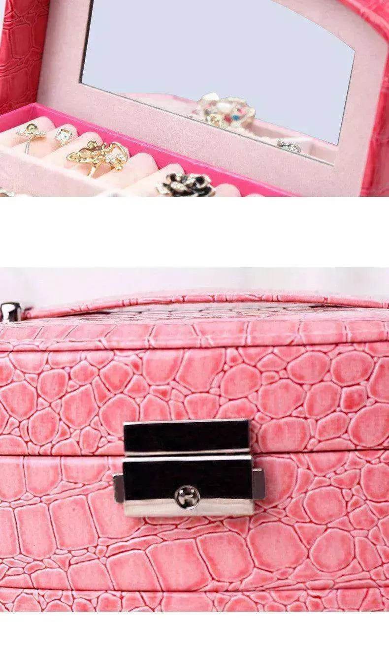 3 Layers Leather Luxury Jewelry Boxes