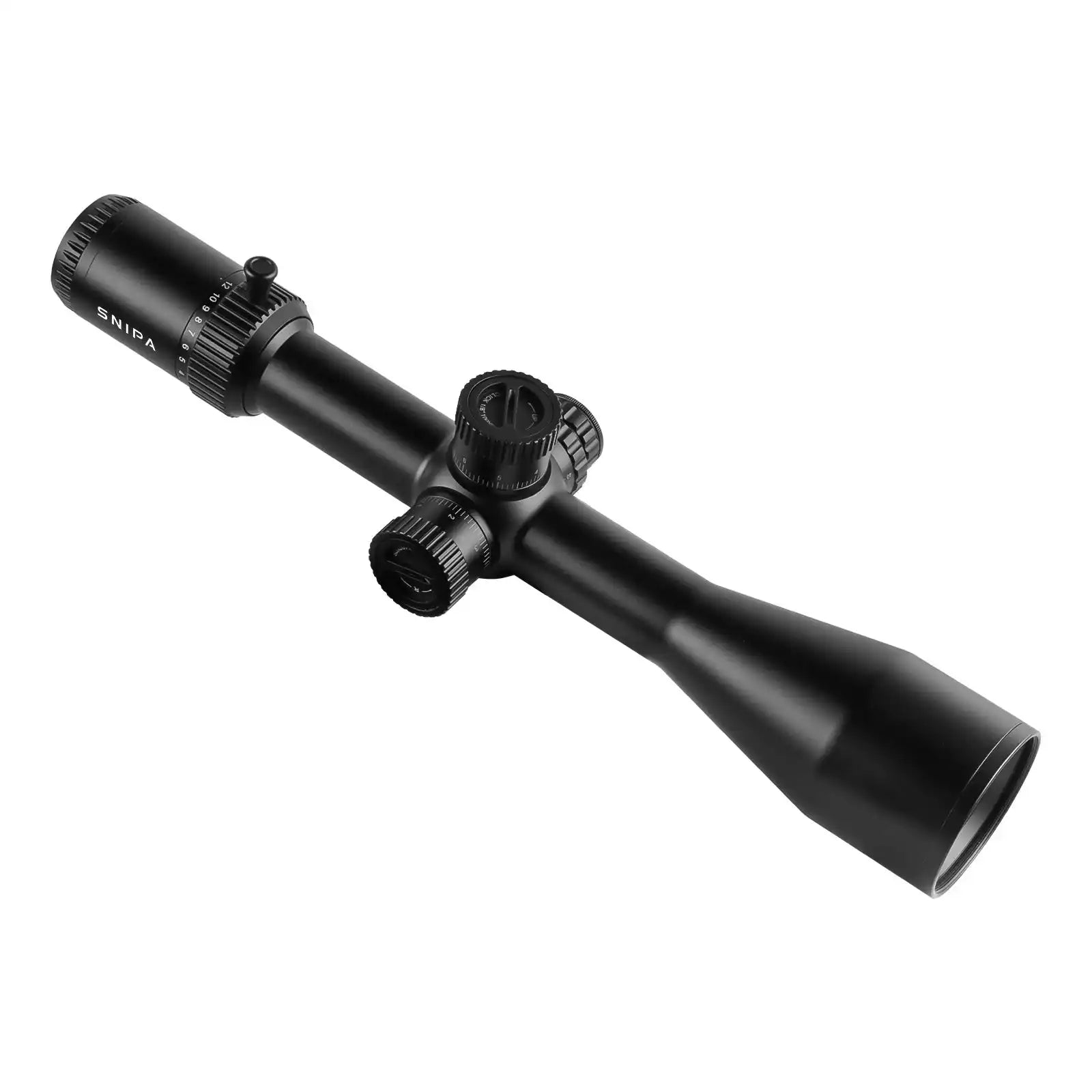 SNIPA™ Yukon Edge 4–40×56 FFP Rifle Scope – 34mm Tube, Illuminated MOA Reticle, 1/8 MOA Turrets, IPX7 Waterproof, NorthLine Mount + Focus Wheel
