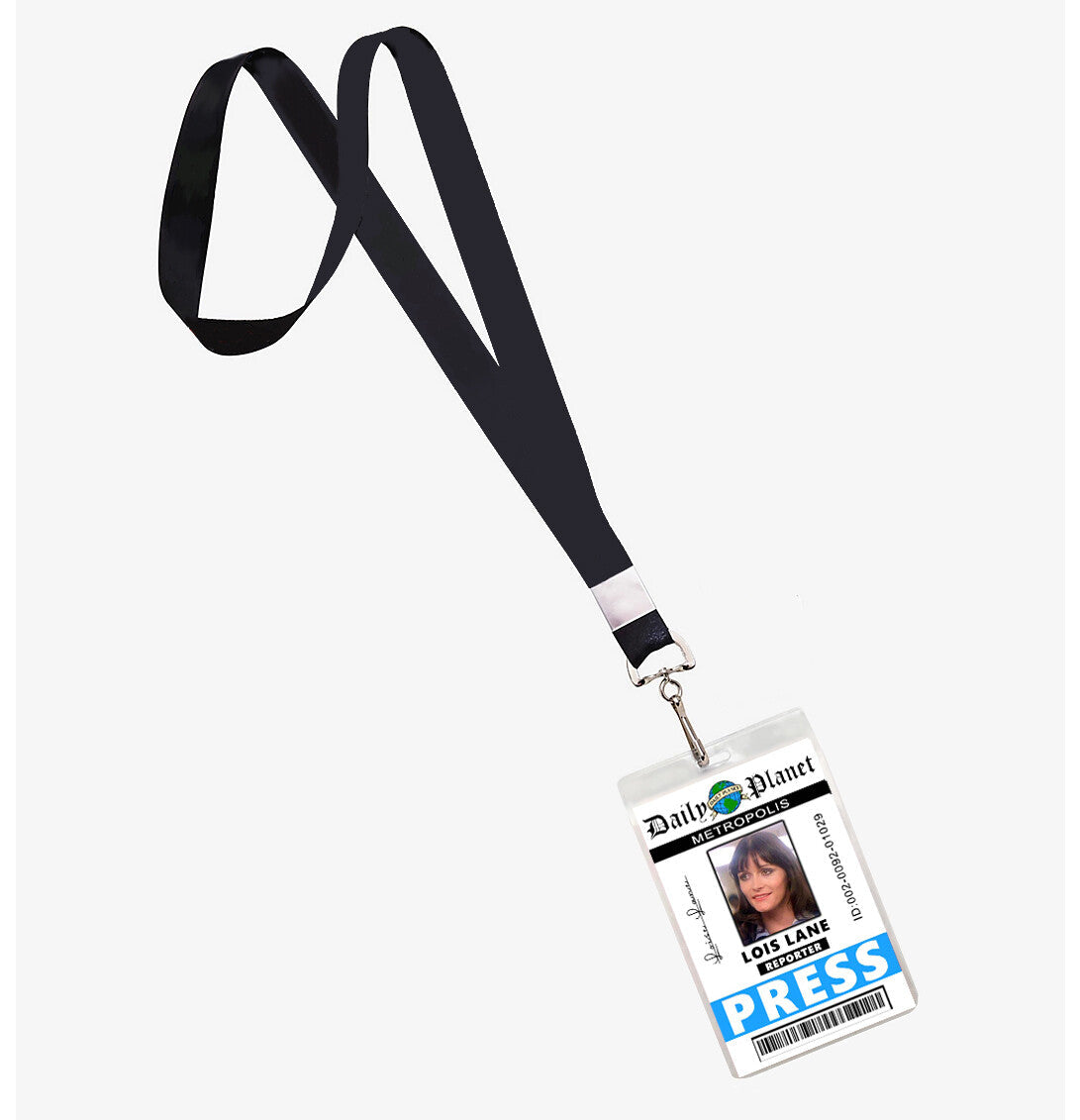 Lois Lane Press Pass Lanyard ID