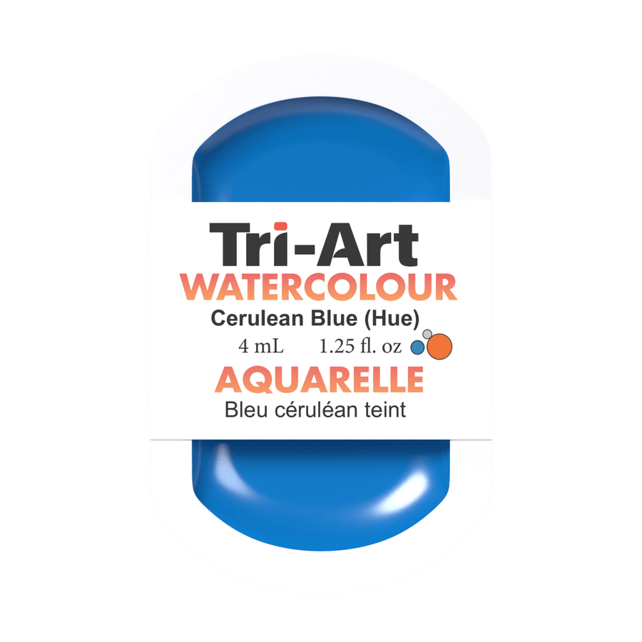 Tri-Art Water Colours - Cerulean Blue Hue