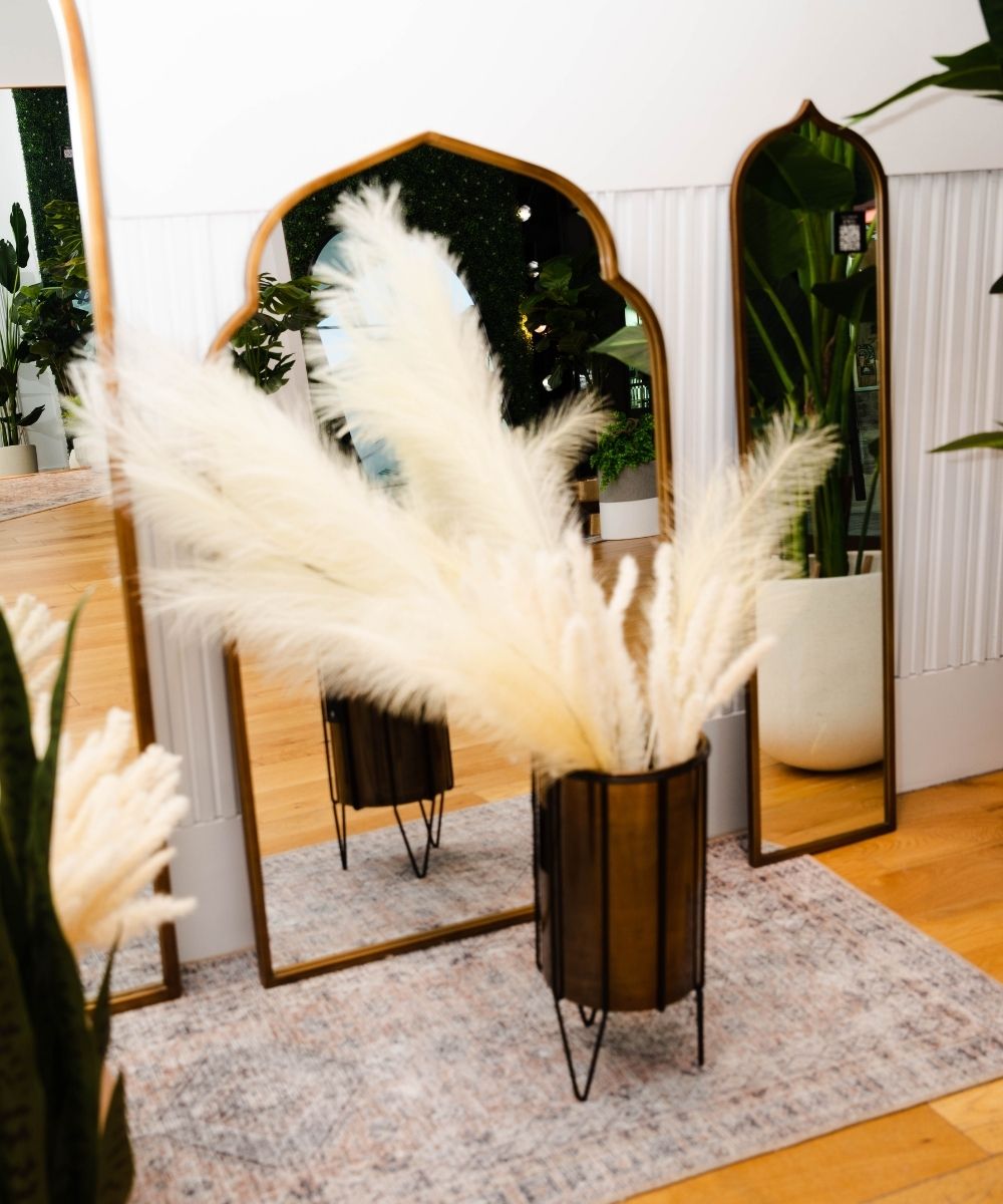 Artificial Pampas Grass Arrangement Taupe (2 Sizes)