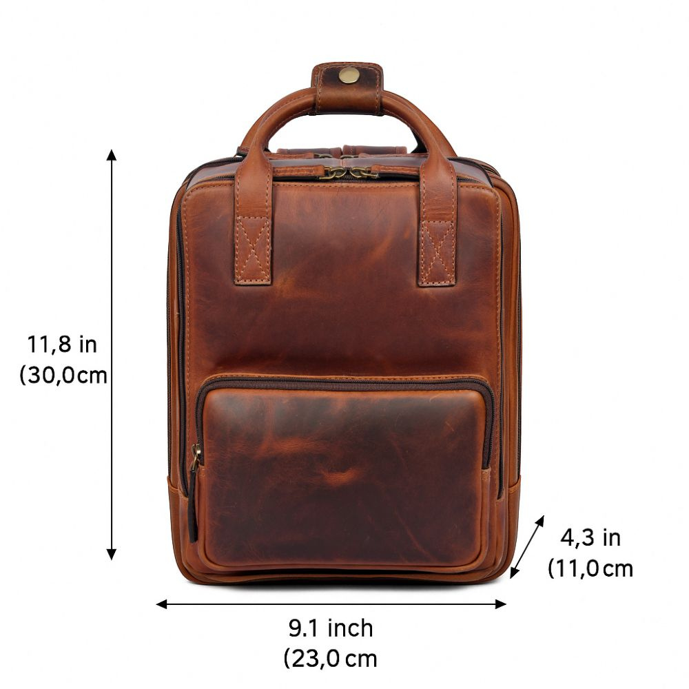 Tolredo Richmond City Leather Backpack – Unisex & Handcrafted