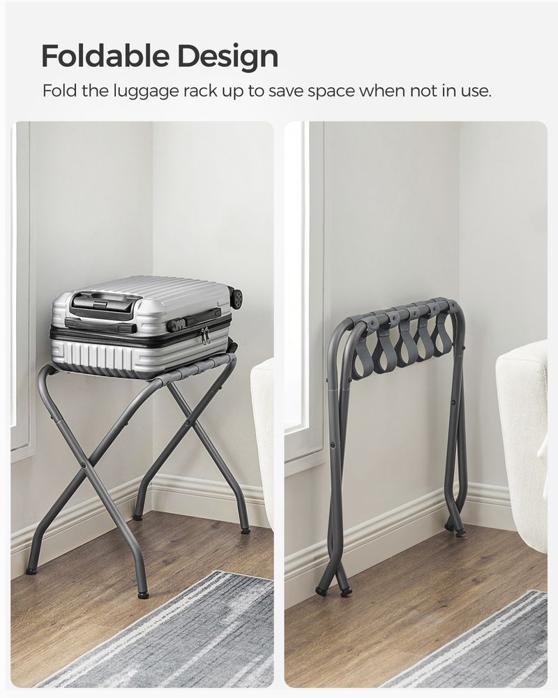 SONGMICS Folding Luggage Rack