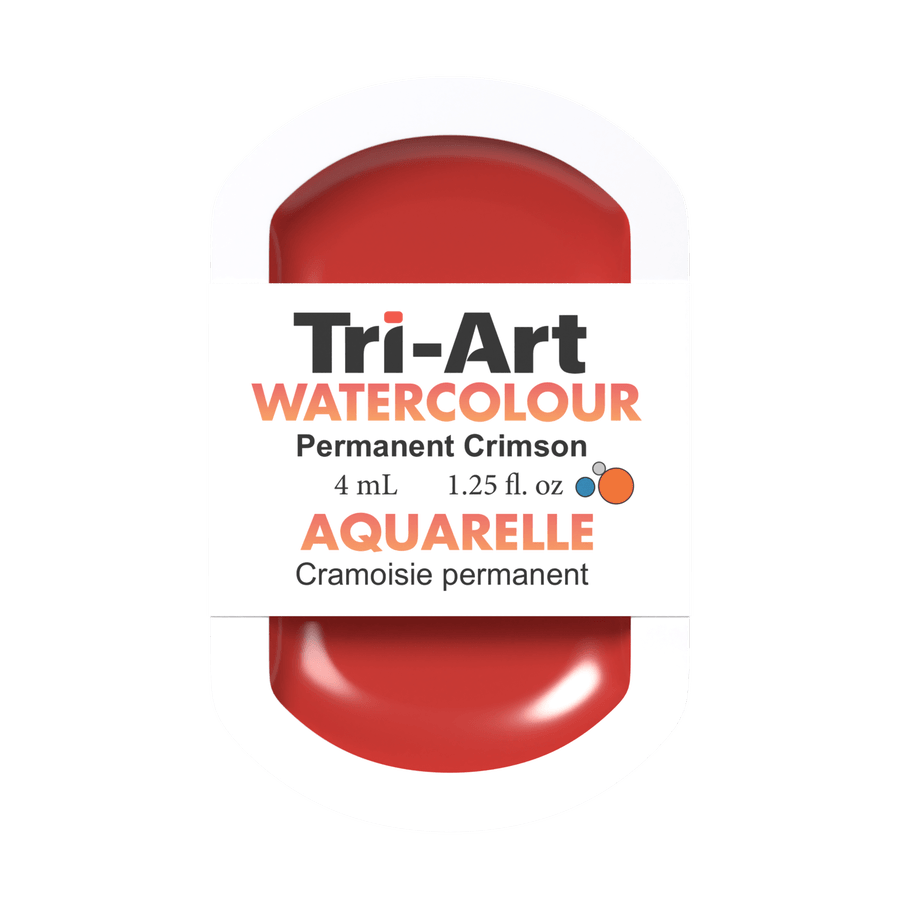Tri-Art Water Colours - Permanent Crimson