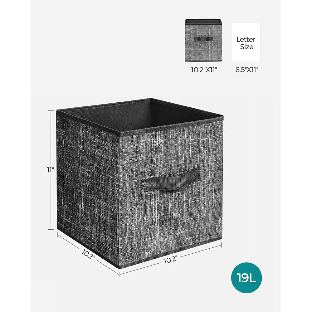 SONGMICS Non-Woven Fabric Storage Cubes with Double Handles
