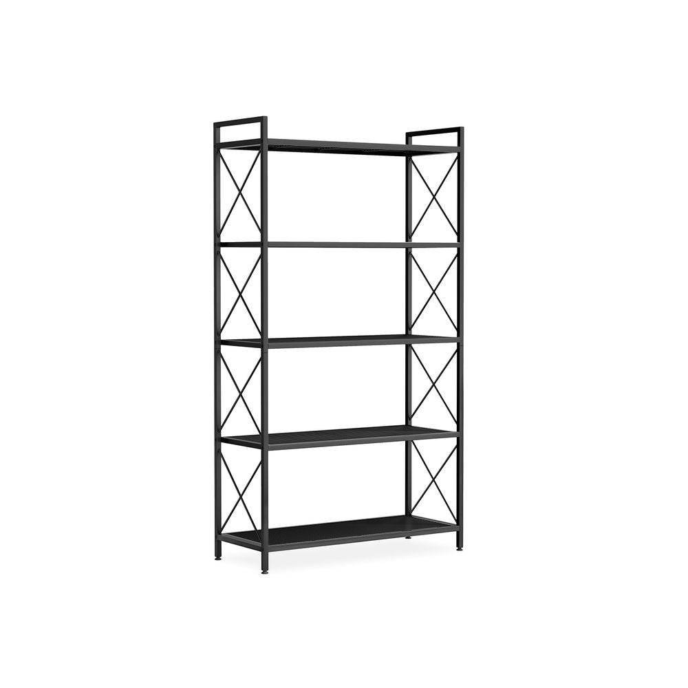 SONGMICS Metal Storage Rack with X Side Frames