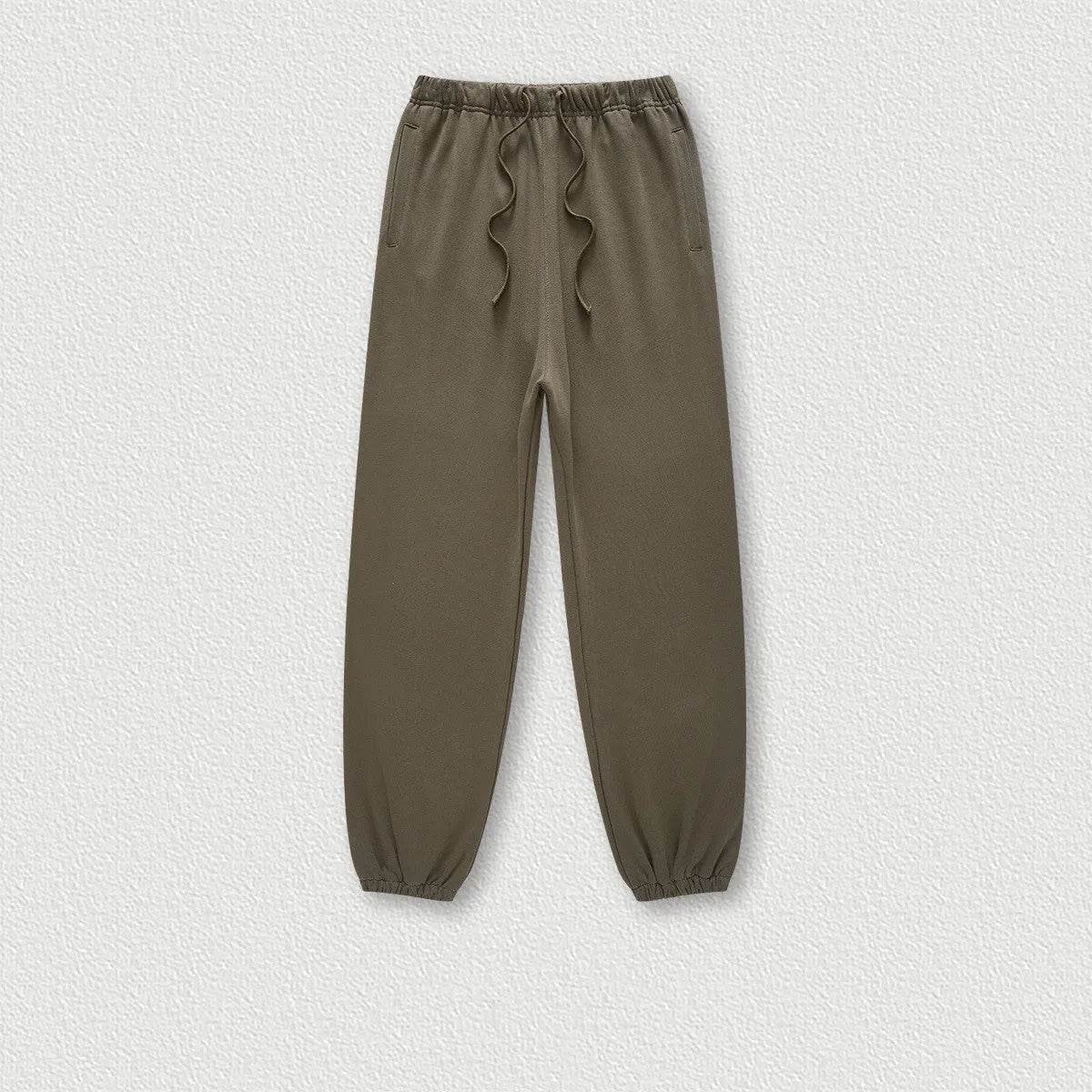 2pcs Men's Cotton American-style Heavy Hoodie Sweatshirt Pullover sweatsuit Outfit set