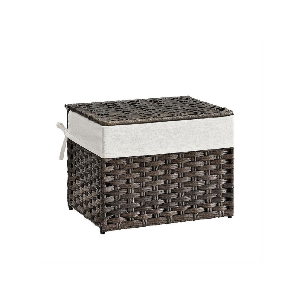 SONGMICS Storage Basket with Lid