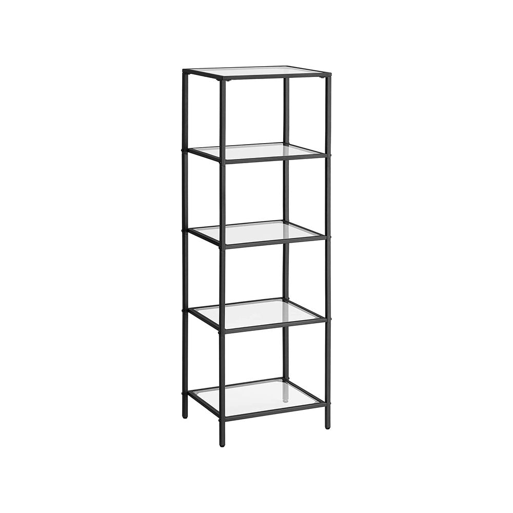VASAGLE Bookcase, Slim Shelving Unit