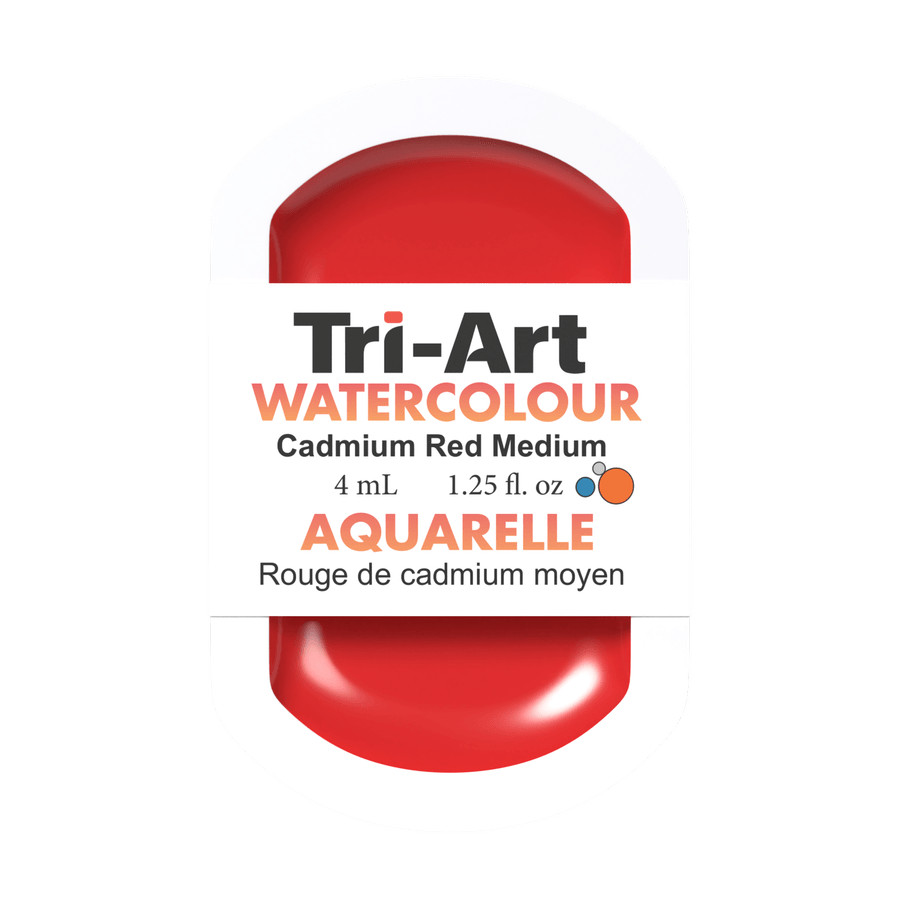 Tri-Art Water Colours - Cadmium Red Medium Hue