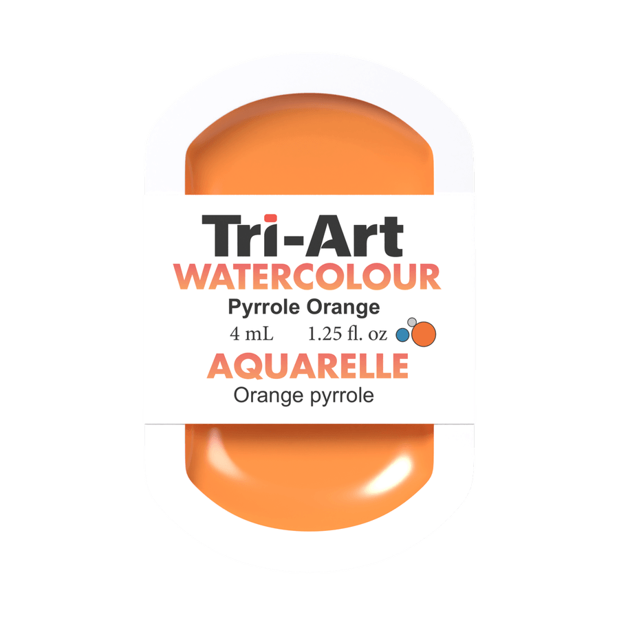 Tri-Art Water Colours - Pyrrole Orange