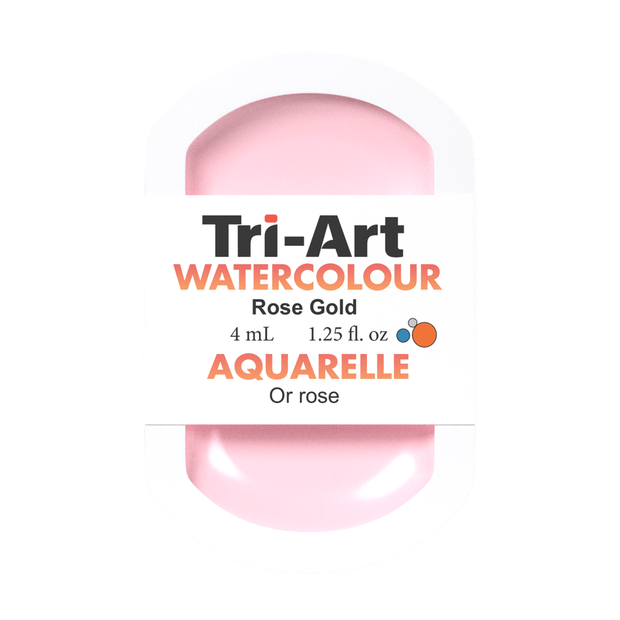 Tri-Art Water Colours - Rose Gold