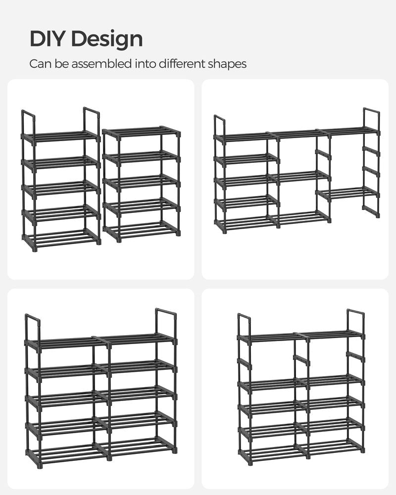 SONGMICS Metal Shoe Rack
