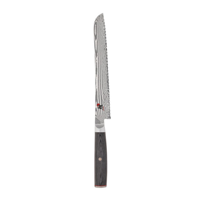 Miyabi Kaizen II 5000FCD 9.5″ Bread Knife – FC61 Core, 48‑Layer Damascus Steel