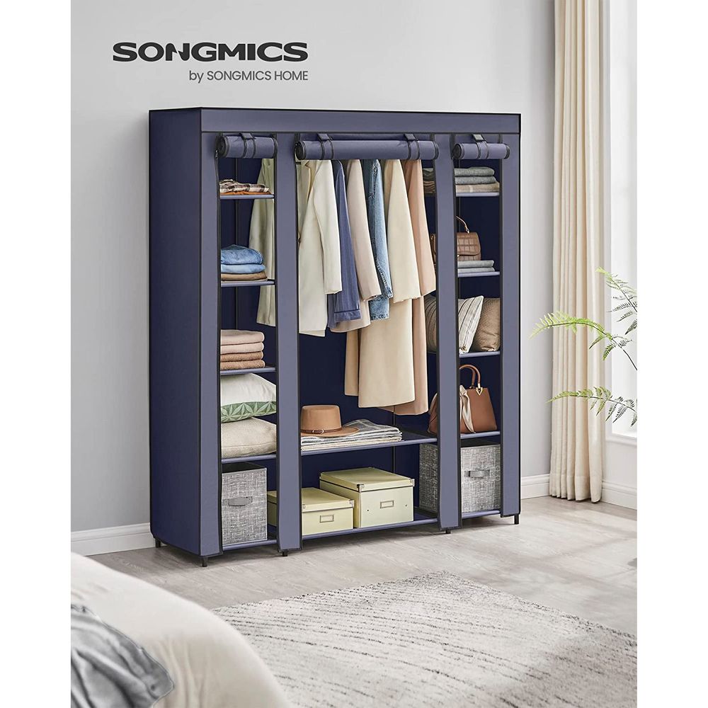 SONGMICS Portable Closet with Non-Woven Fabric Cover