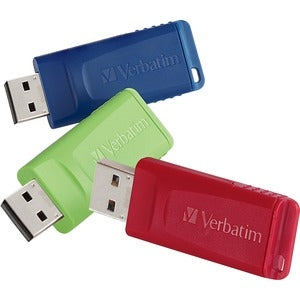 Microban 16GB Store 'n' Go USB Flash Drive - 3pk - Red, Green, Blue