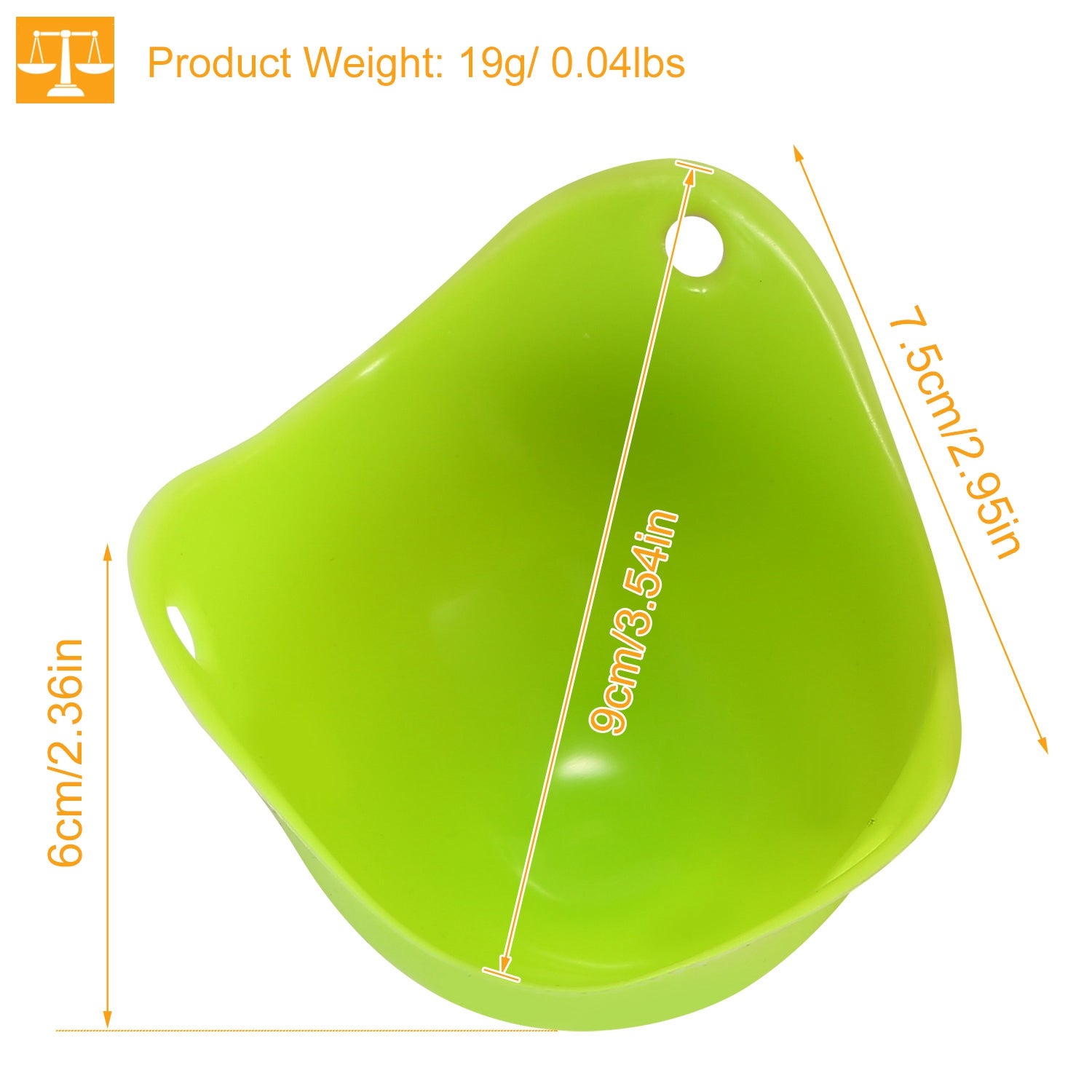 4 Pack Egg Poachers Silicone Egg Poaching Cups BPA Free Non-Stick Poached Egg Maker for Microwave Stovetop Egg Cooking