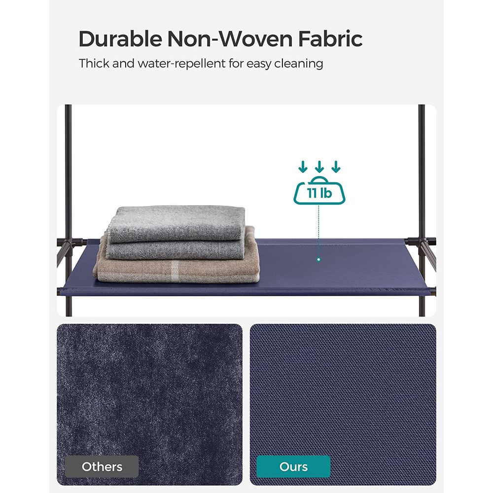 SONGMICS Portable Closet with Non-Woven Fabric Cover