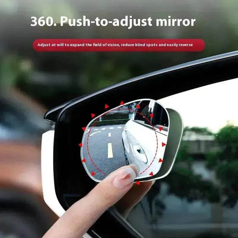360 Degree High-definition Wide-angle Suction Cup Car Small Circular Rearview Mirror