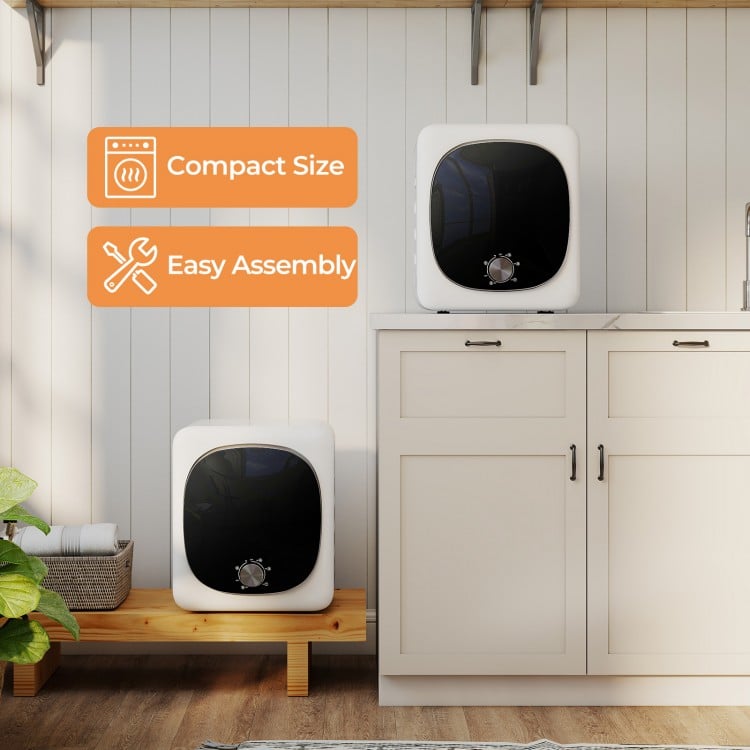 Portable Clothes Dryer Compact Drying Machine with Stainless Steel Tub