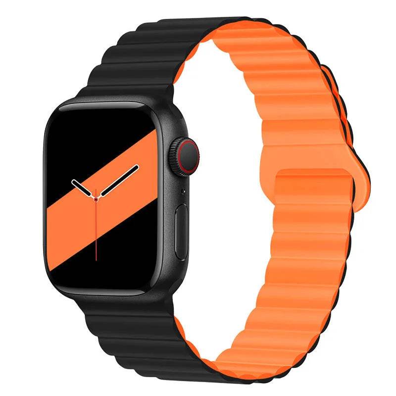 Band Silicone Magnetic Watch Strap