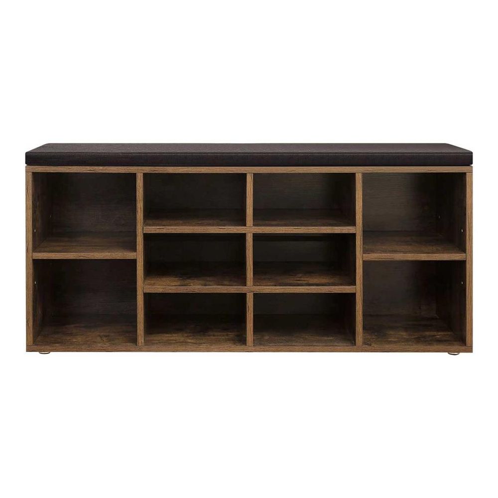 VASAGLE Shoe Bench with Cushion