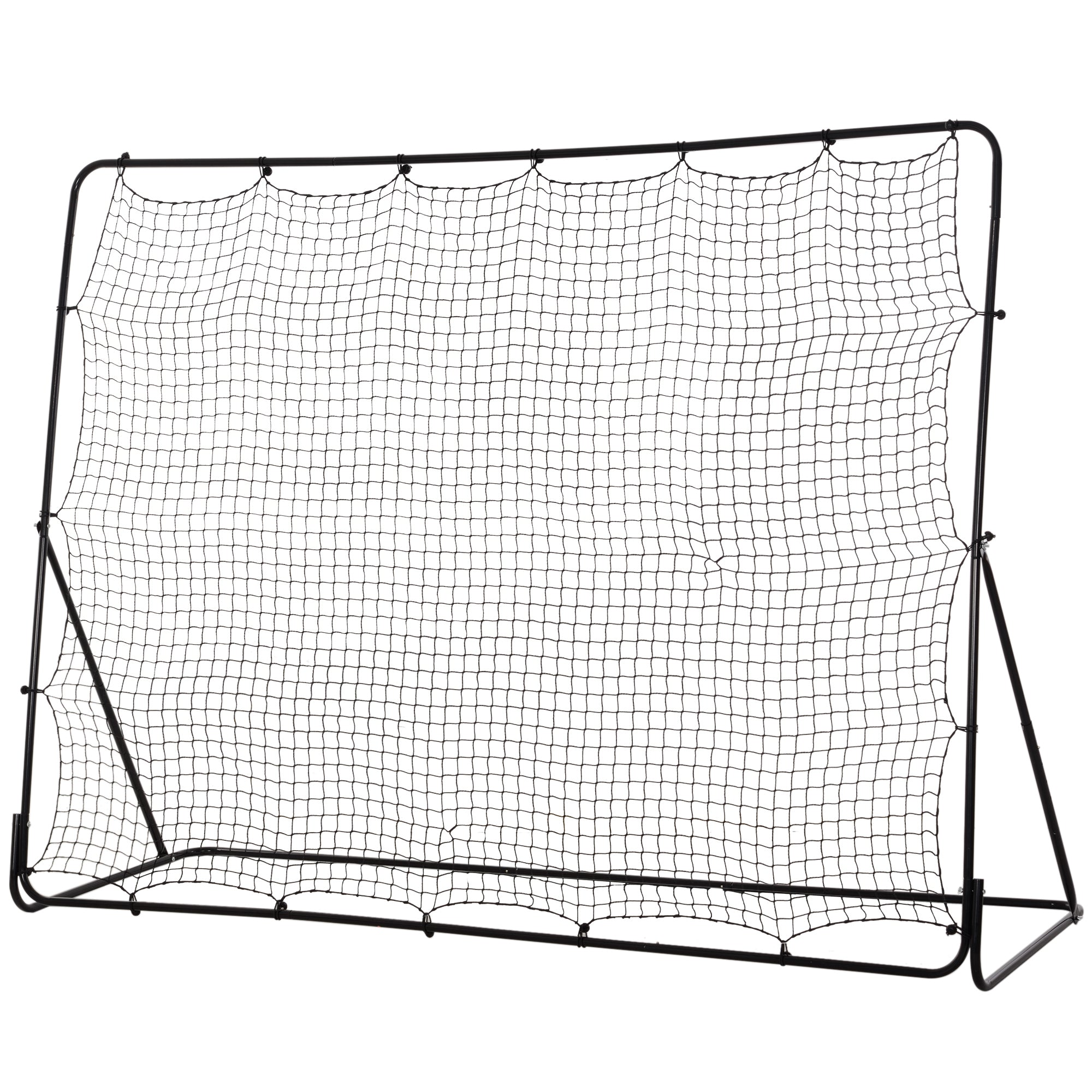 Soozier 8' x 6' Soccer Rebounder Net with 5 Adjustable Angles for Backyard Park Training Practice