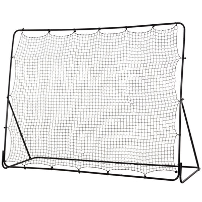 Soozier 8' x 6' Soccer Rebounder Net with 5 Adjustable Angles for Backyard Park Training Practice