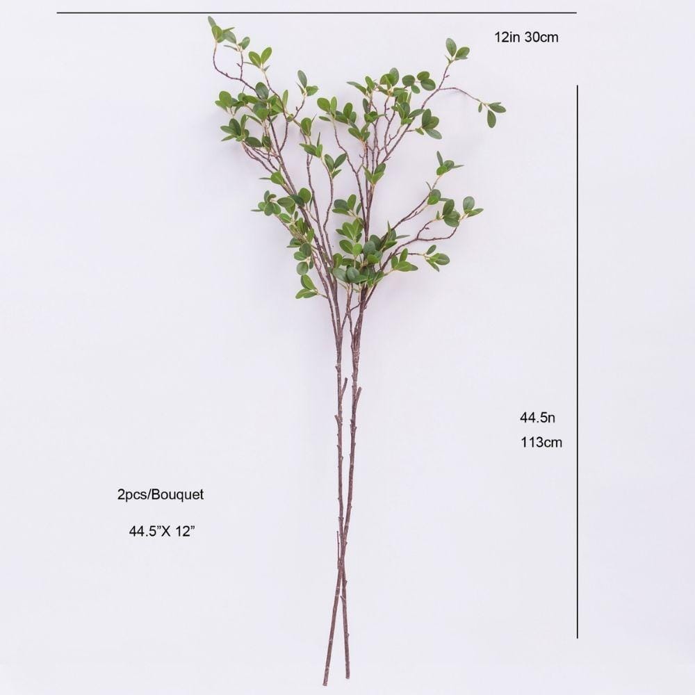 Riviera Artificial Banyan Leaf Branch 44'' X 12'' (Set Of Two)