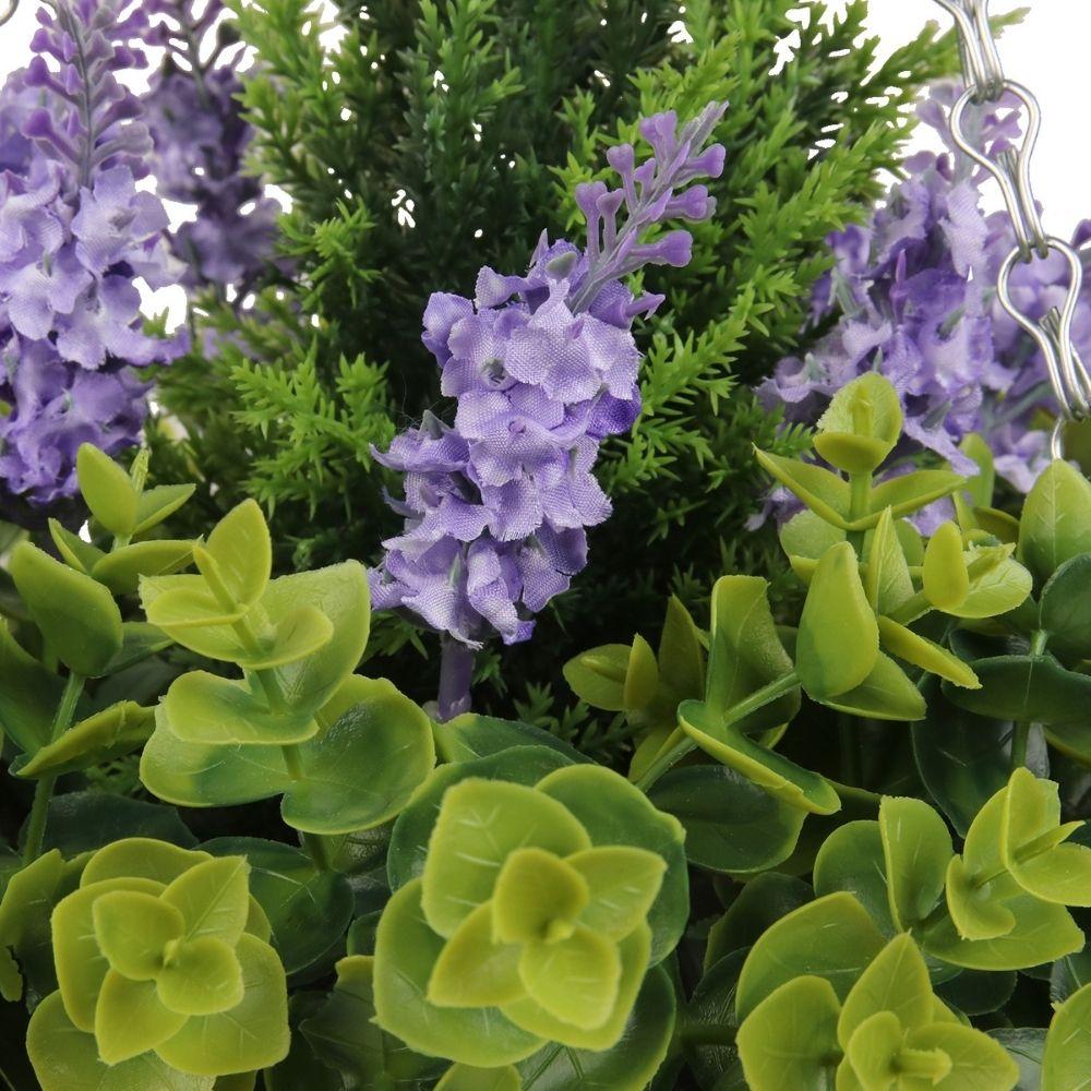 Penelope Artificial Floral Arrangement In Hanging Basket