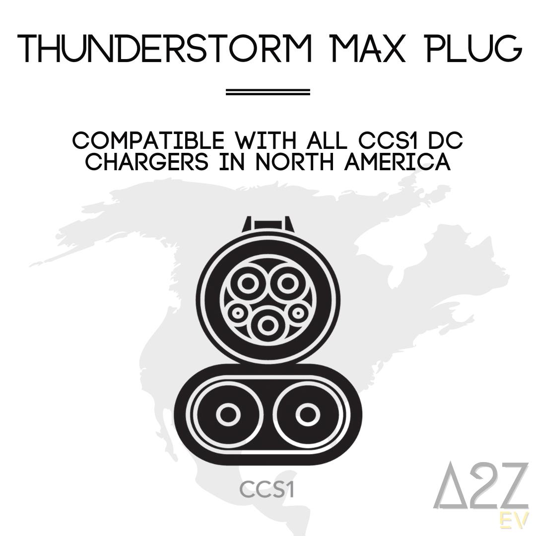 CCS1 Charger to NACS Vehicle | DC | Only For Cybertruck | UL2252/CSA-C22.2 Certified | The Thunderstorm Max Plug