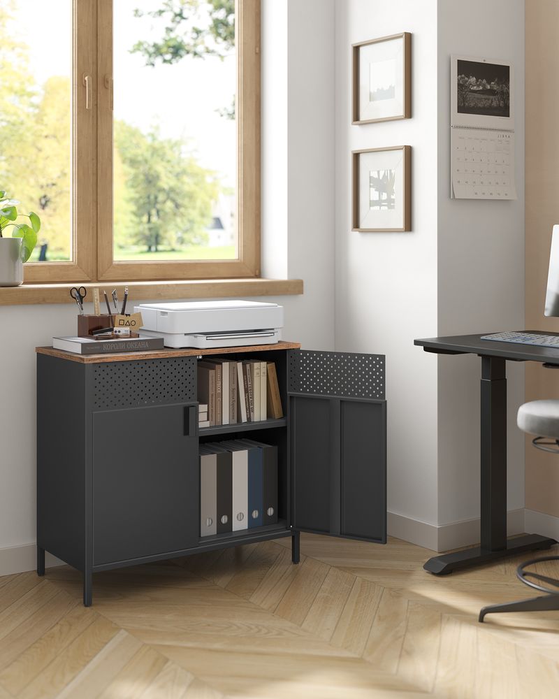 SONGMICS Storage Sideboard with Adjustable Shelves