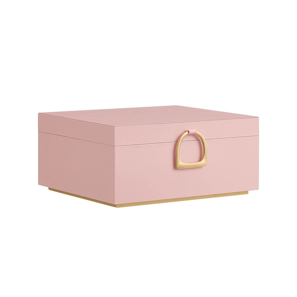 SONGMICS 2-Layer Jewelry Box with Handle and Removable Jewelry Tray